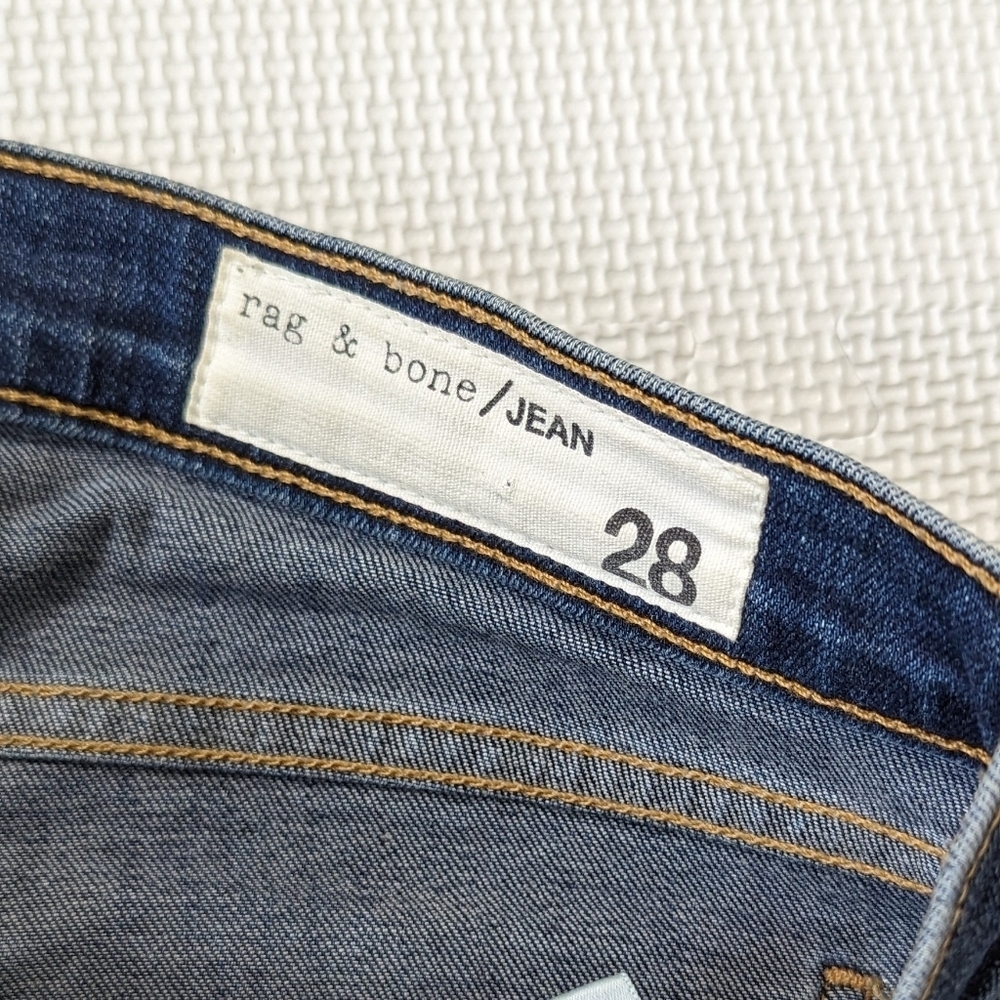 Rag & Bone Medium Wash Skinny Jeans Size 28 Vashon - Picture 6 of 9